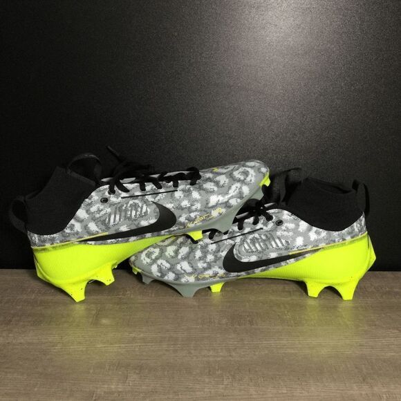 Nike Vapor Edge Pro 360 2 Football Cleats Razor Sharp Cuts Grey Green Men's 11.5 - Picture 4 of 7